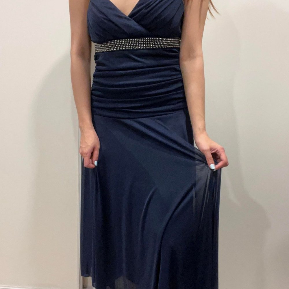 Trixxi Navy Maxi Dress